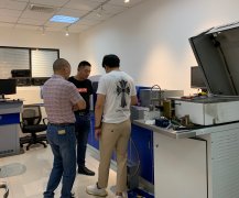 無錫顧客來公司實看儀器期待合作